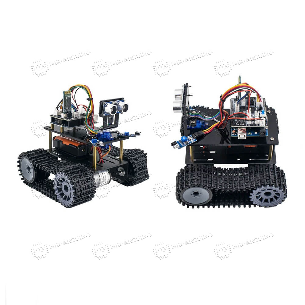 Купить набор для моделирования Ардуино (Arduino) Tank Robot Lafvin в  Оренбурге, цена 8610 рублей в Mir-arduino.ru